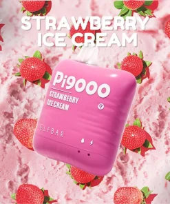 Elf Bar 9000 puff strawberry ice cream