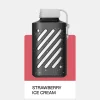 Vozol 10000 - Strawberry ice Cream Puff