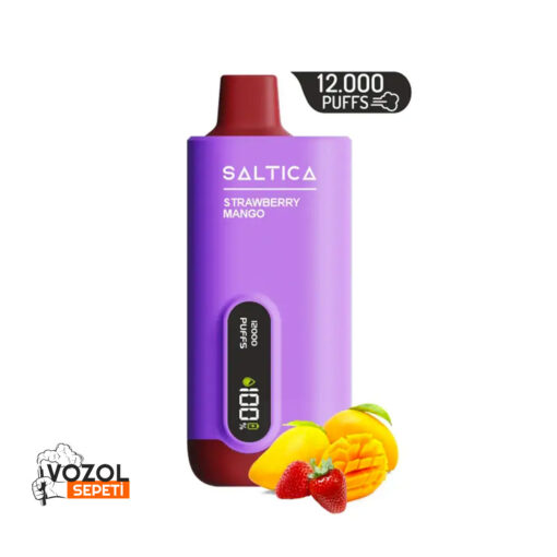 Saltica 12000 Strawberry Mango Puff
